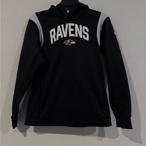 Ladies Nike Baltimore Ravens Black Hoodie